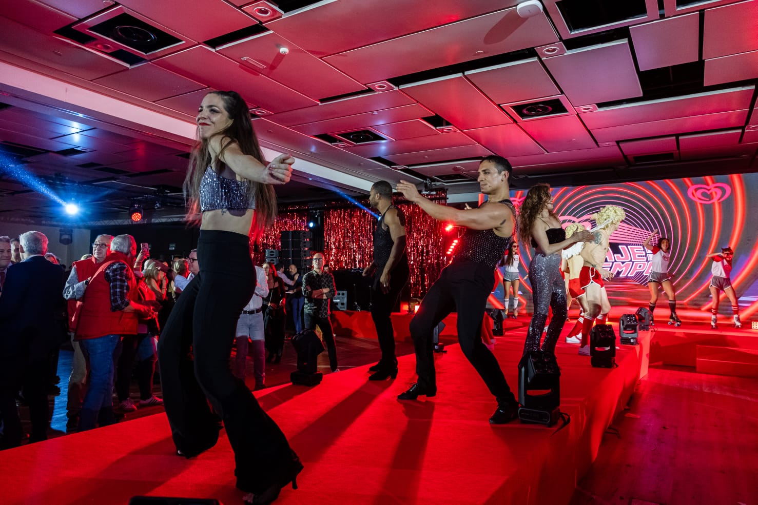 pista de baile con energía